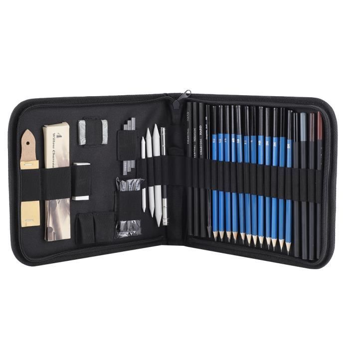 Ensemble De Crayons à Croquis, Crayons à Dessin Et Kit De Croquis