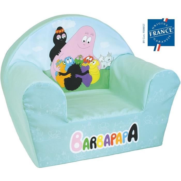 Fauteuil+club+enfant+-+BARBAPAPA+-+FUN+HOUSE+-+Origine+France+-+52+x+33+x+42+cm