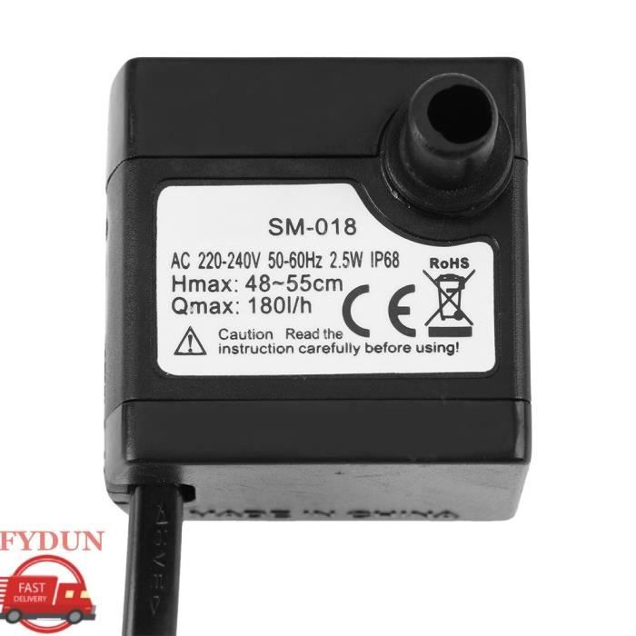 Meilleurs prix pour FYDUN Pompe à Eau Submersible Ultra Silencieuse pour Aquarium et Fontaine