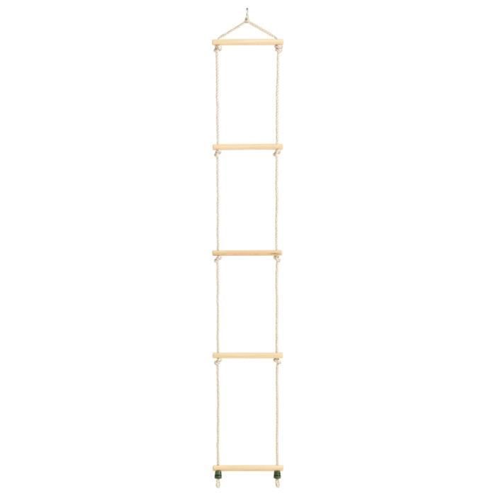 Échelle de corde d'escalade pour enfants - Rouge - 150 kg - 6 sections - Bricolage Échelle de corde d'escalade pour enfants - Rouge - 150 kg - 6 sections - Bricolage
