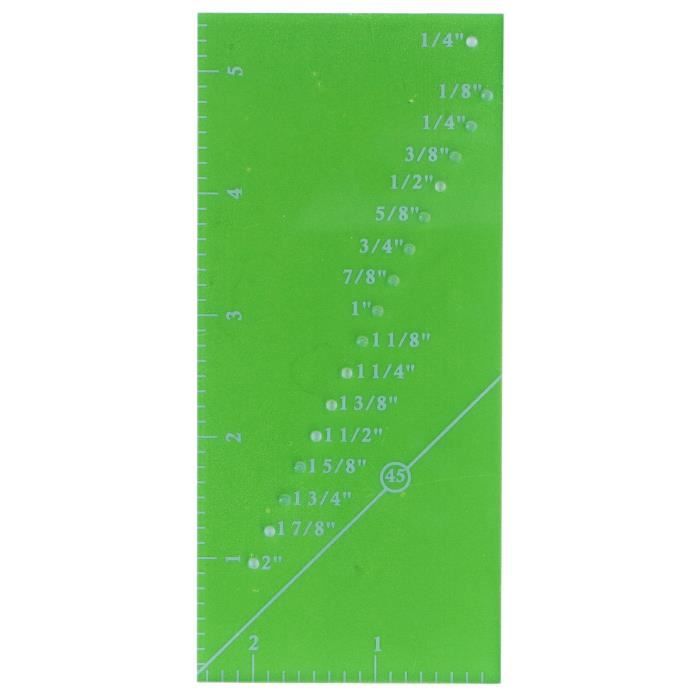 Règle De Couture Transparente 30x5cm - Pour Patchwork Et Quilting - Double Face