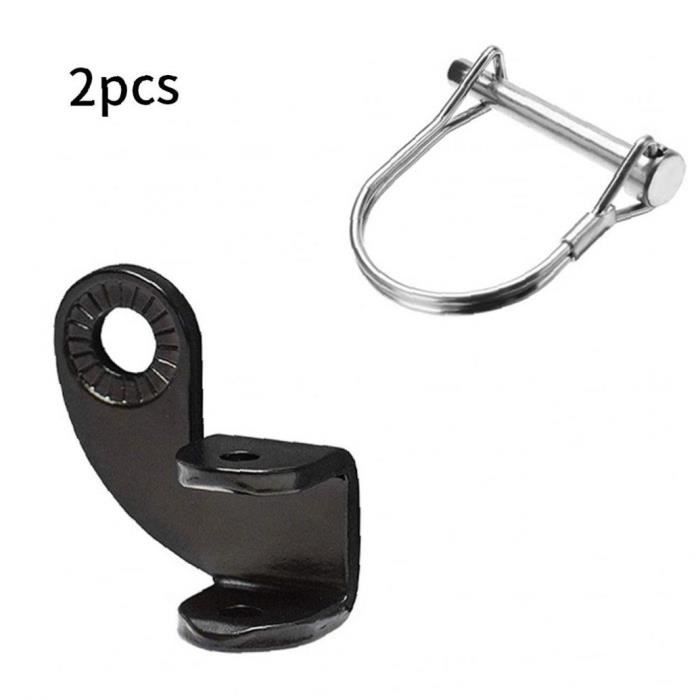 Lot de 2 adaptateurs d'attelage de remorque de vélo en acier pour remorques, remorques d'animaux domestiques, la plupart des vélos