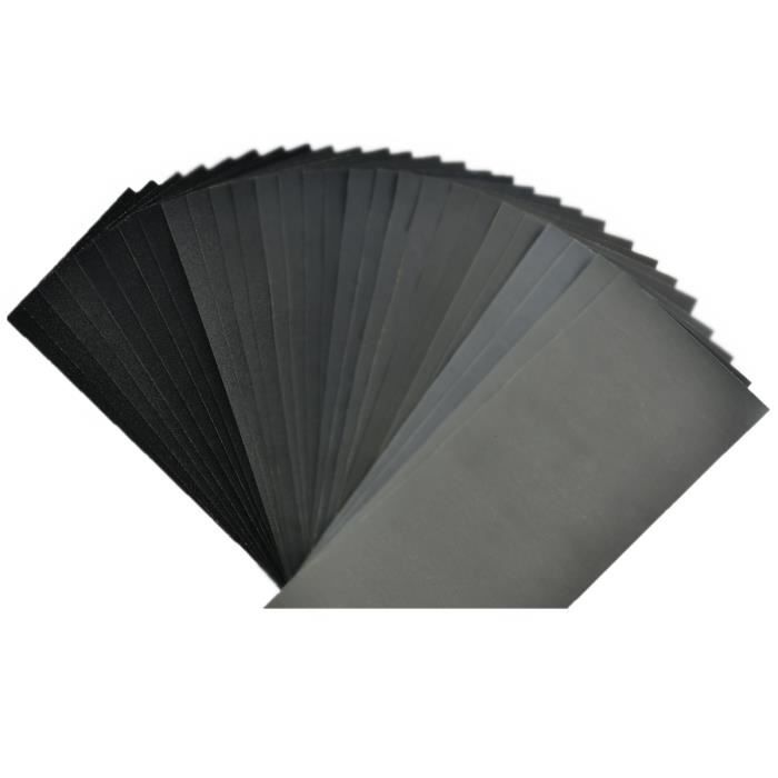 Papier De Verre 7000 5000 3000 2500 2000 1500 1200 1000 800 600 400 Grain Abrasif Humide Et