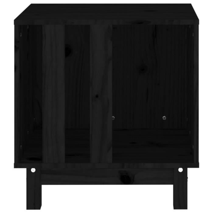 Comparer les prix de Niche pour chien - Mothinessto - Modèle qq2798 - Bois de pin massif - Noir - 50x40x52 cm