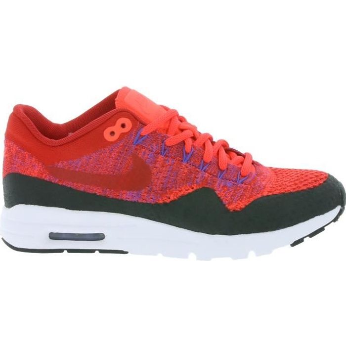 NIKE AIR MAX 1 ULTRA FLYKNIT Basket mode femme rouge rouge ...