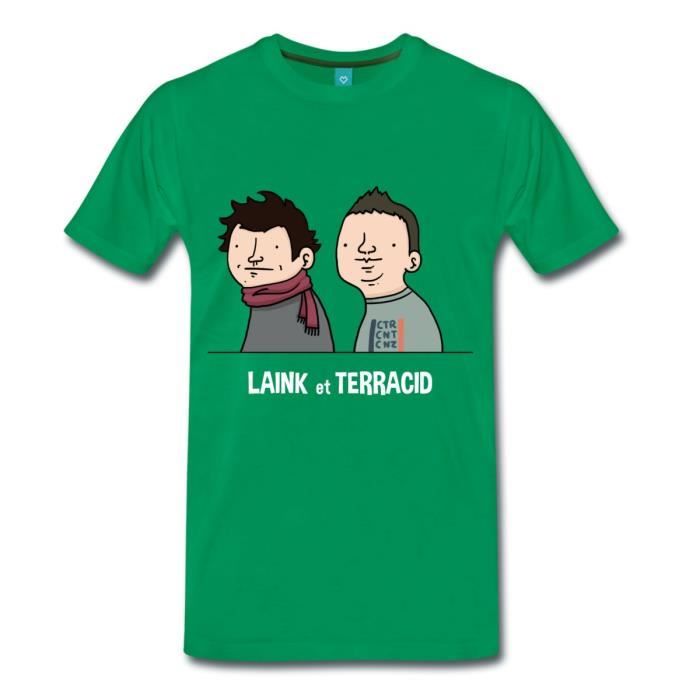 Wankil Laink Et Terracid T Shirt Premium Homme De Spreadshirt Vert Achat Vente T Shirt Cdiscount Laink_et_terracid_ streams live on twitch! cdiscount