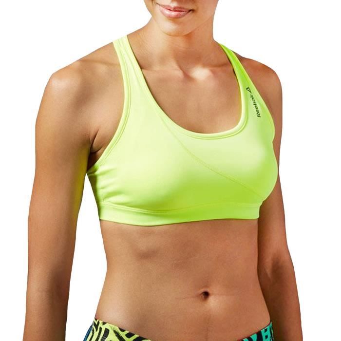 brassiere reebok jaune