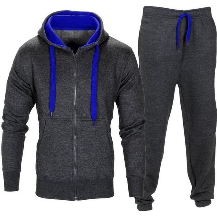 Tenue Sportive Confortable Ensemble Jogging Femme 2 Pièces - Sweat à Capuche + Pantalon - Confortable Et Style Pour Loisirs Ou Sport Ensemble De Sport Femme