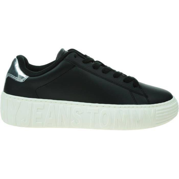 Tommy Hilfiger Chaussures TOMMY HILFIGER New Cupsole Noir - Femme/Adulte