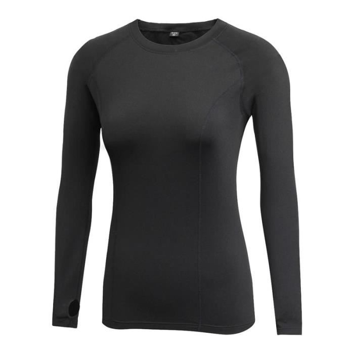 T shirt manche longue sport femme deals
