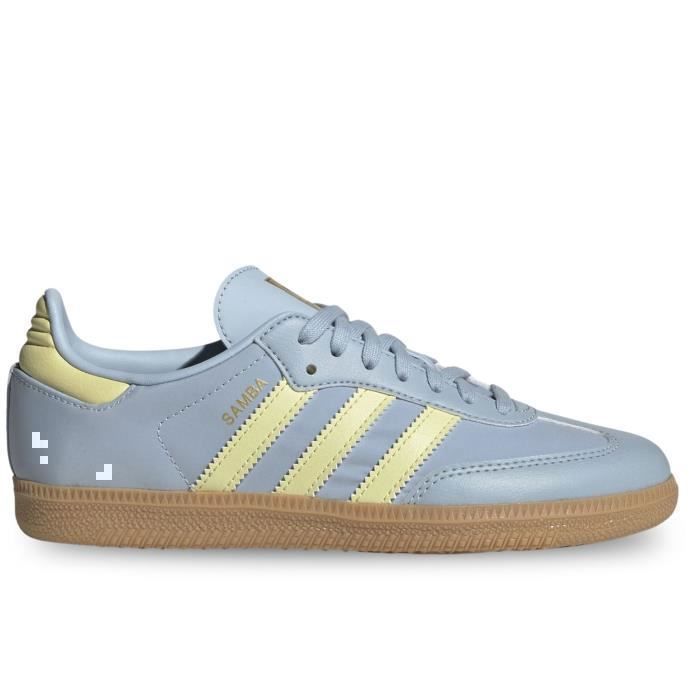 Chaussures pour Enfant ADIDAS Samba Og J Bleu Lacets