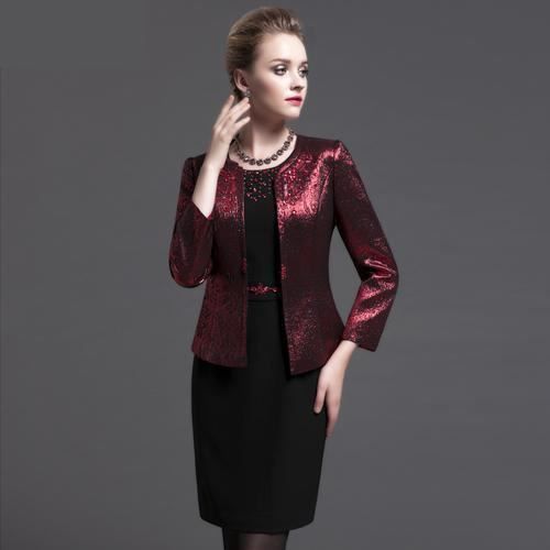 Automne Hiver Mode Deux Pieces Robes Costumes Moyen Age Mere Blazer Robe Perles Formelle Violet Grande Taille 4xl Femmes Busines Bh4f 468b 8011wine Achat Vente Robe Cdiscount