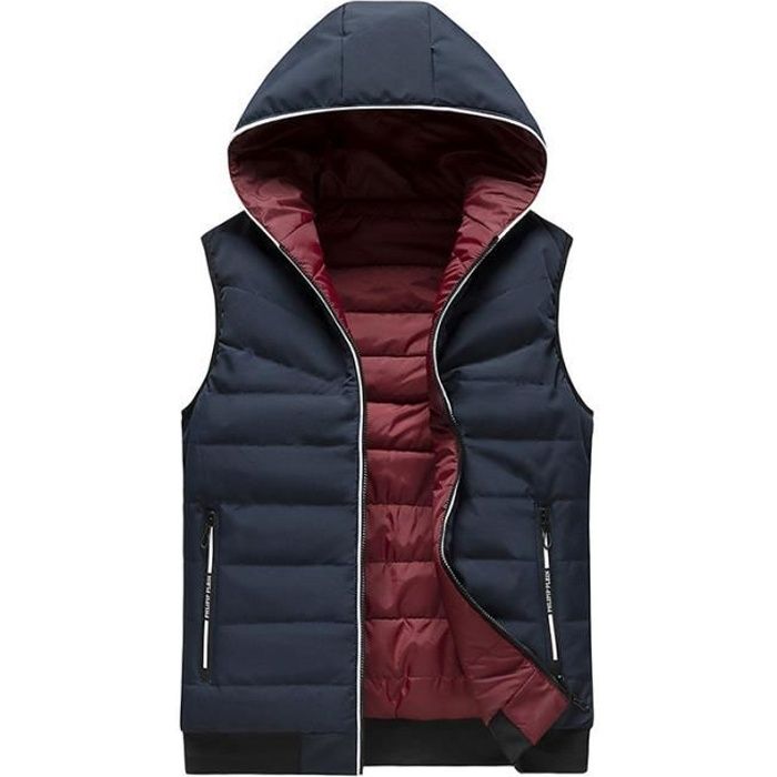 doudoune sans manche reversible