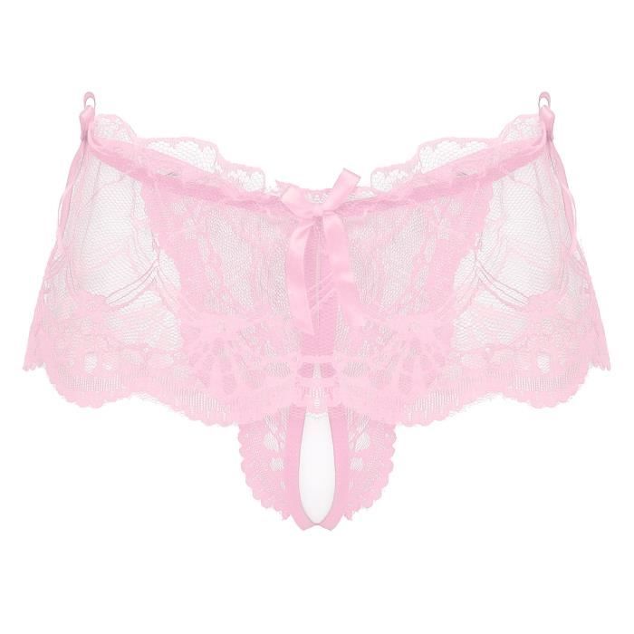 Sous vetement deals homme en dentelle