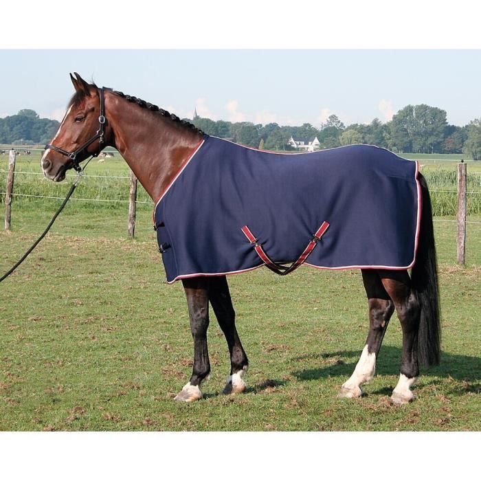 chemise pour cheval réfrigérante en jersey harry's horse - navy - 165 cm
