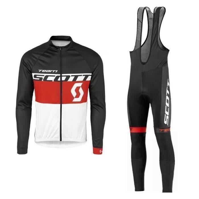 Ensemble Cyclisme Homme Orbea - Maillot Polaire + Pantalon Doublé - Respirant Et Chaud