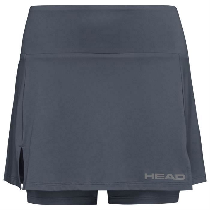 Head Skort de Tennis Femme Club Basic - Jupe-Short Taille Haute Gris Head Skort de Tennis Femme Club Basic - Jupe-Short Taille Haute Gris