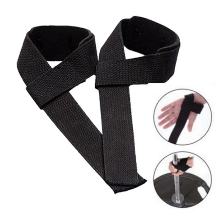 Sangles Haltérophilie Bellicose – Poignets Noirs Robustes – Fitness, Musculation – NEUF