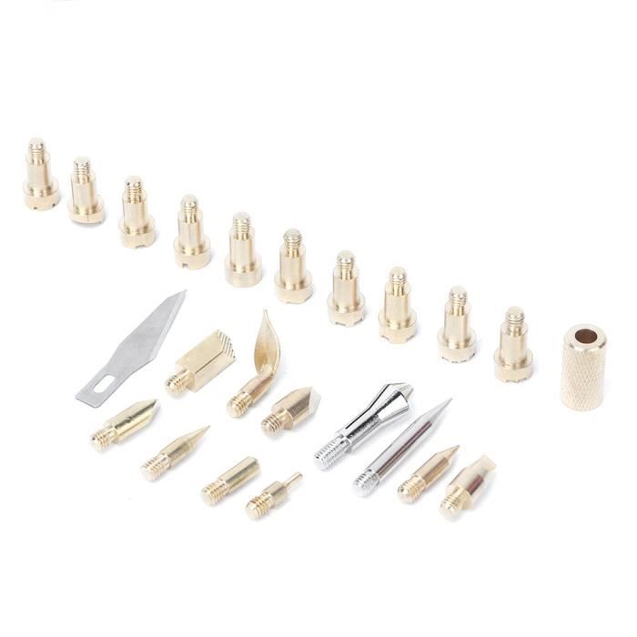 Têtes De Fer À Souder Électrique Pyrographe Pour Brûleur De Fer 22 Pcs ...