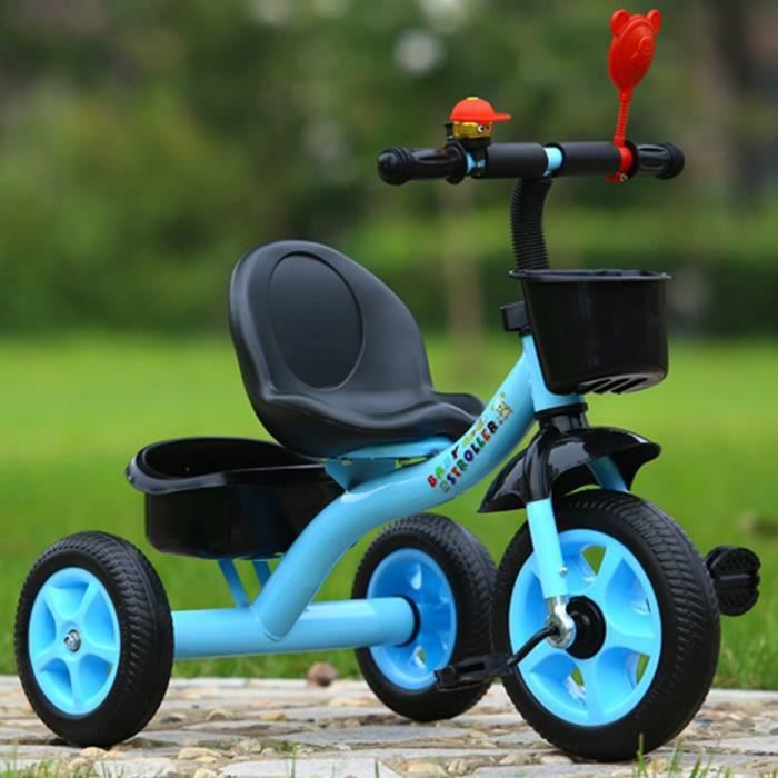 1x 3-Roue Tricycle Vélo pour Enfant Bébé 2 à 6 Ans Vert