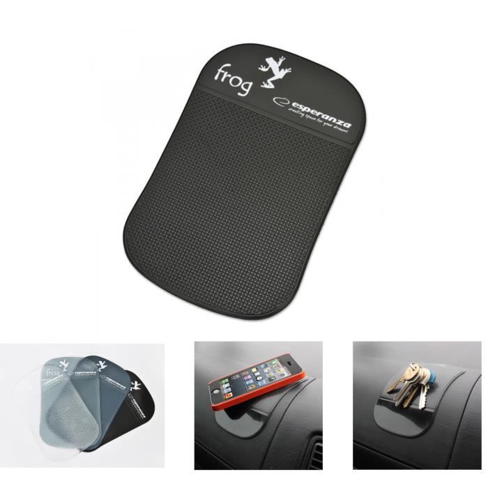 PAD ANTISCIVOLO DA AUTO ESPERANZA FROG NERO