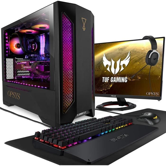 PC Gaming Mred AMD Ryzen™ 5 16 Go RAM 500 Go SSD Nvidia GeForce RTX 4060 Noir - Unité Centrale