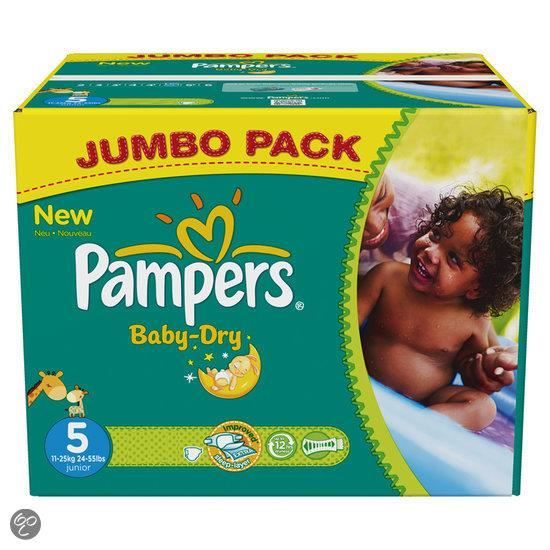 Pampers Taille 5 448 couches bébé baby dry Cdiscount Puériculture