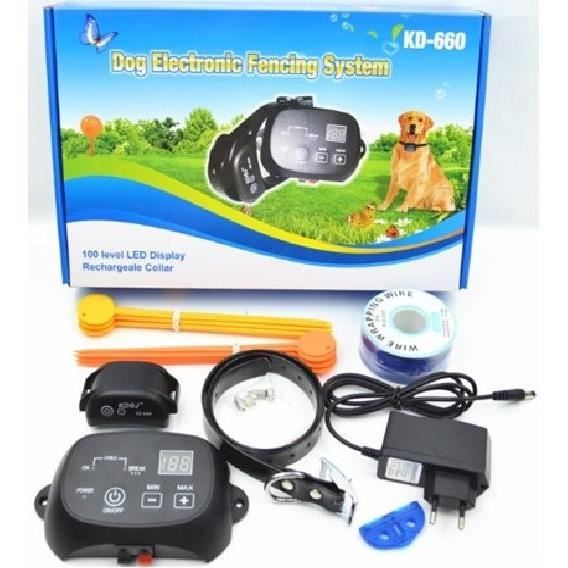 Meilleurs prix pour CLOTURE ANTI FUGUE CHIEN RECHARGEABLE ETANCHE 300m