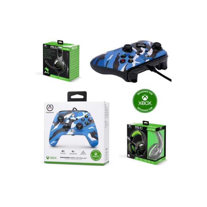 Pack Manette XBOX ONE X PC EDITION Officielle + Casque Gamer PRO H3 SPIRIT OF GAMER XBOX ONE/ /XPC - vue 2
