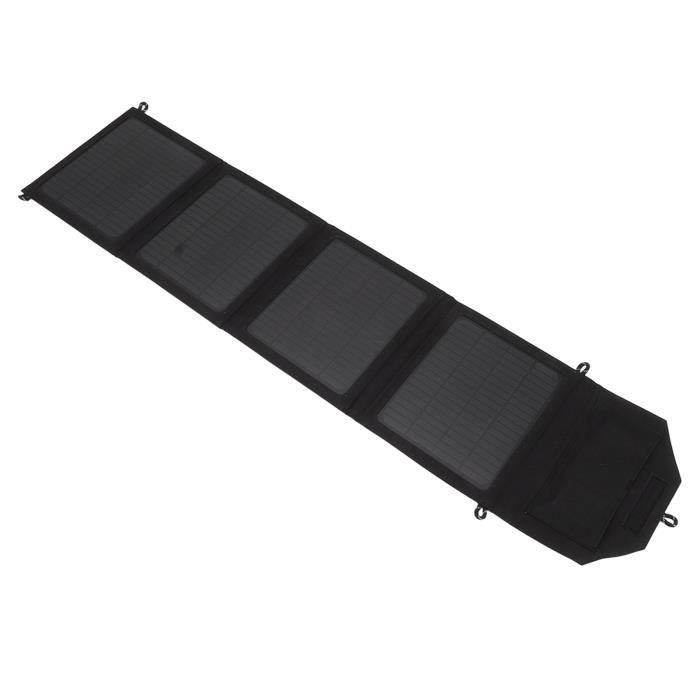 Panneau Solaire Pliable 40W - Chargeur Portable Monocristallin, 2 USB + 1 Type-C - Pour Camping, Randonnée, QC
