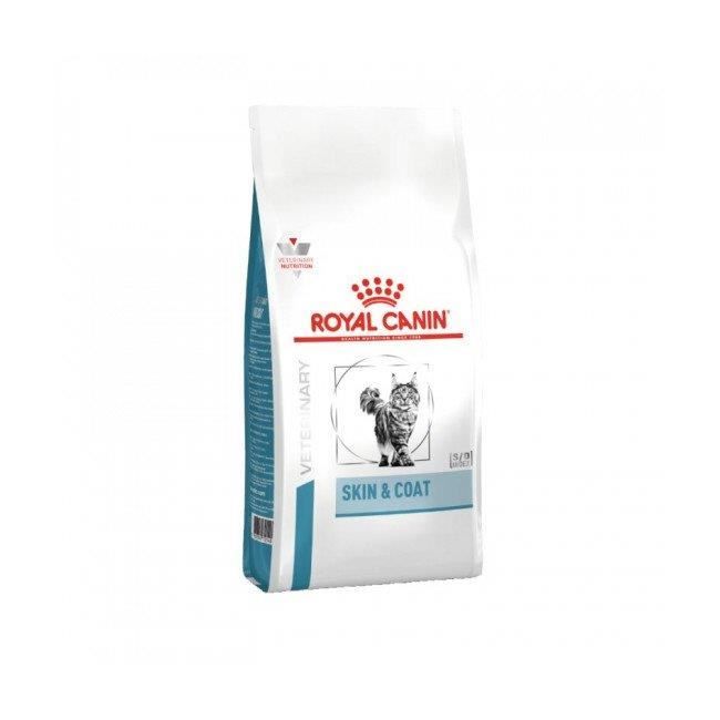 Croquettes pour chat - ROYAL CANIN - Veterinary Care Skin & Coat - 1 5 kg - Peaux sensibles - Adulte
