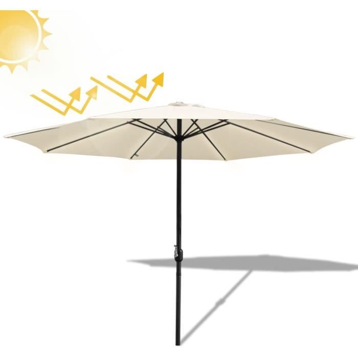 Parasol Universel Pour Poussette ZAMBOO - UV 50+ Diamètre 73cm - Fixation Tubes Ronds/Ovales - Protection Solaire Bébé