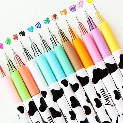 12 Pcs Stylo Gel De Couleur Lait De Recharge 0 38 Mm Crayons Gel Stylos Billes A Encre Gel Feutre Fin Pour Dessin Bureau Achat Vente Stylo Parure 12 Pcs Stylo Gel De Couleur Cdiscount