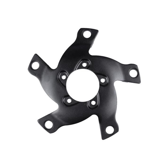 Adaptateur De Plateau 130BCD Pour Moteur Bafang HD – Acier Noir, Compatible 38t-56t, Poids 136g