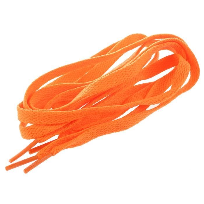 lacet plat orange