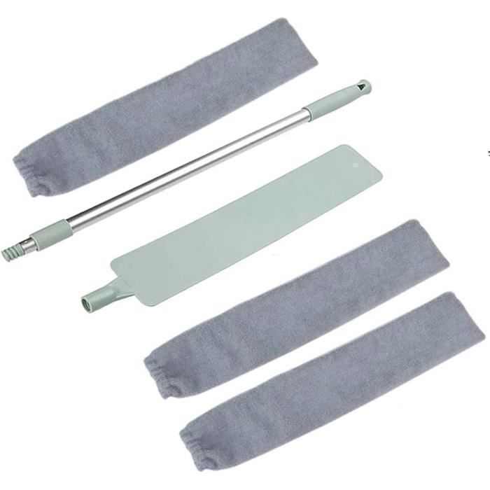 Plumeau Télescopique Lavable 230 Cm – 4 Têtes Interchangeables Pour Plafonds, Ventilateurs, Toiles D’araignée