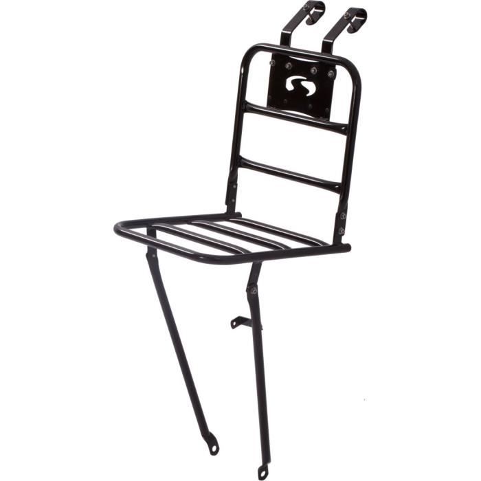 Porte-bagages avant STECO pour vélo 26/28 pouces en acier noir