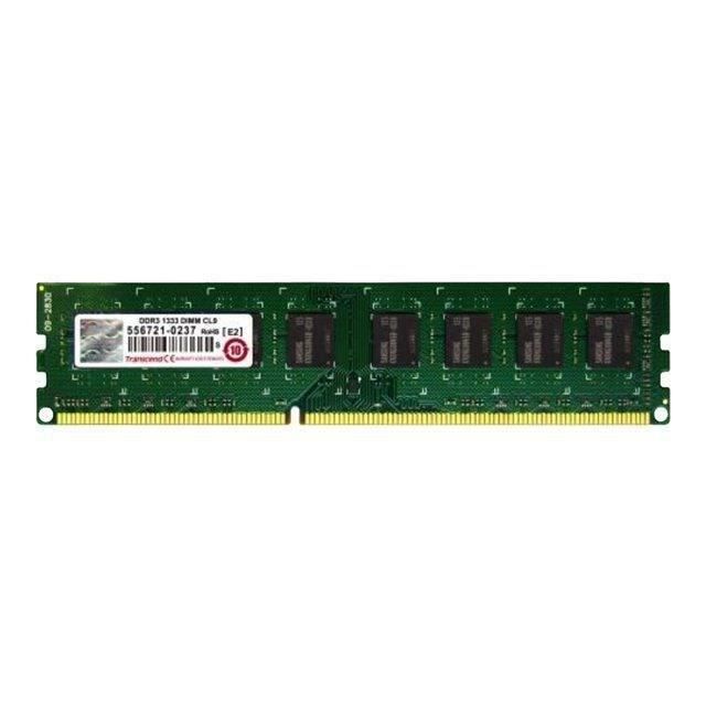 Transcend 4GB DDR3 240 pin DIMM Kit module de mémoire 4 Go 2 x 8 Go 1333 MHz Neuf - vue 2
