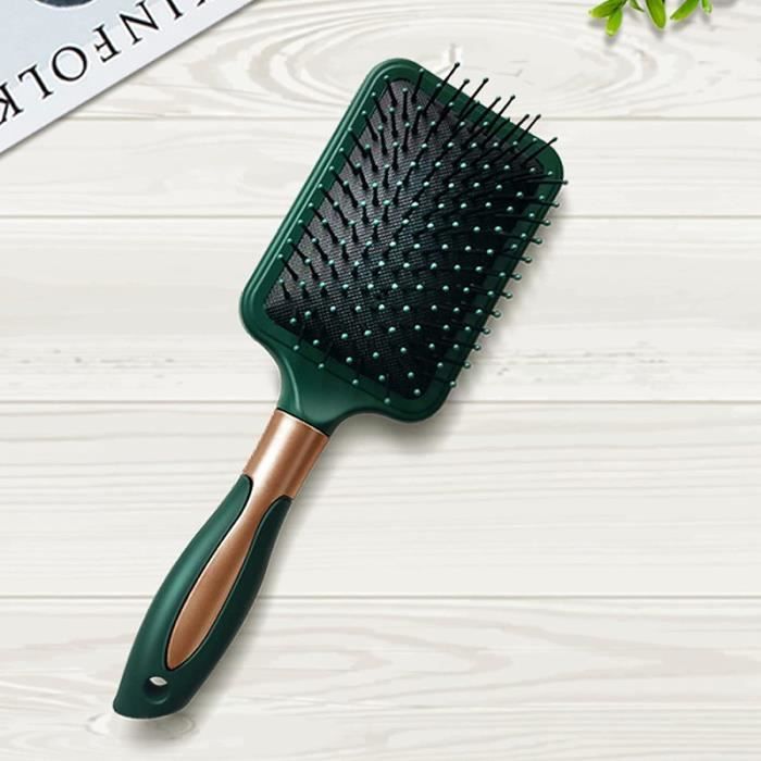 Brosse à Cheveux Rebondissante Pour Boucles - Démêle Et Définit, Couleur Verte, Neuve