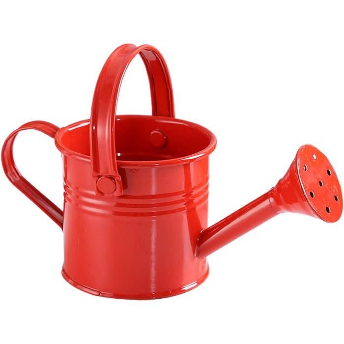 Srliya Mini Arrosoir Rose En Fer Pour Enfants - Arrosoir De Jardin Coloré, Idéal Pour Plantes Et Bonsaï
