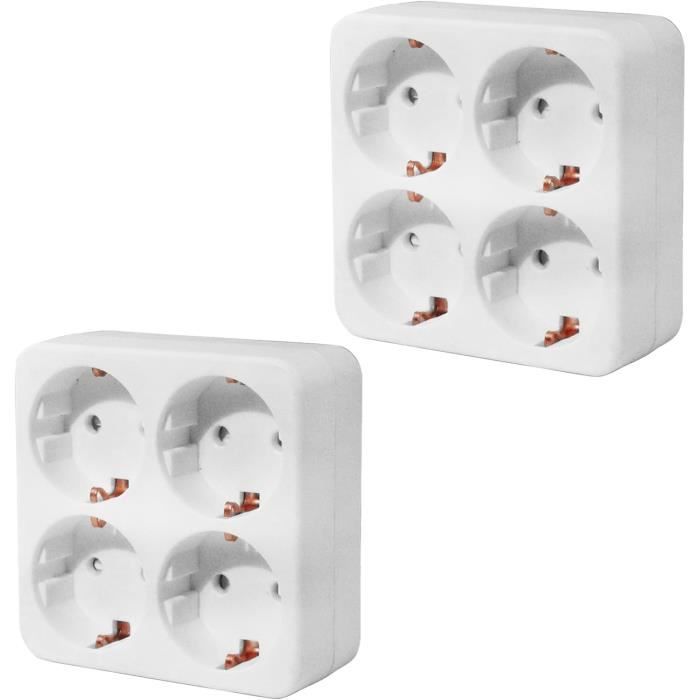 Adaptateur De Voyage Multiprise 2 Pièces - Prise UK Avec Fusible 13A, Pour Malaisie, Singapour, Vietnam, Royaume-Uni - 11