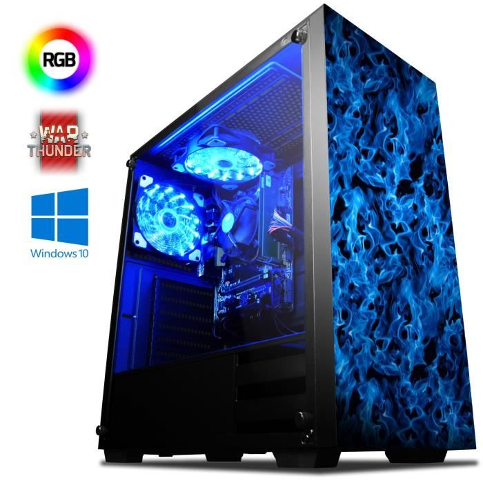 PC gamer VIBOX + micro gaming + clavier + casque Logitech gaming - Ordinateurs