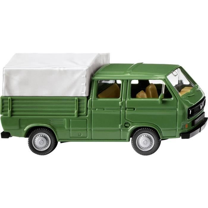 Jouet miniature de véhicule - Wiking - Volkswagen Cabine double T3 ...