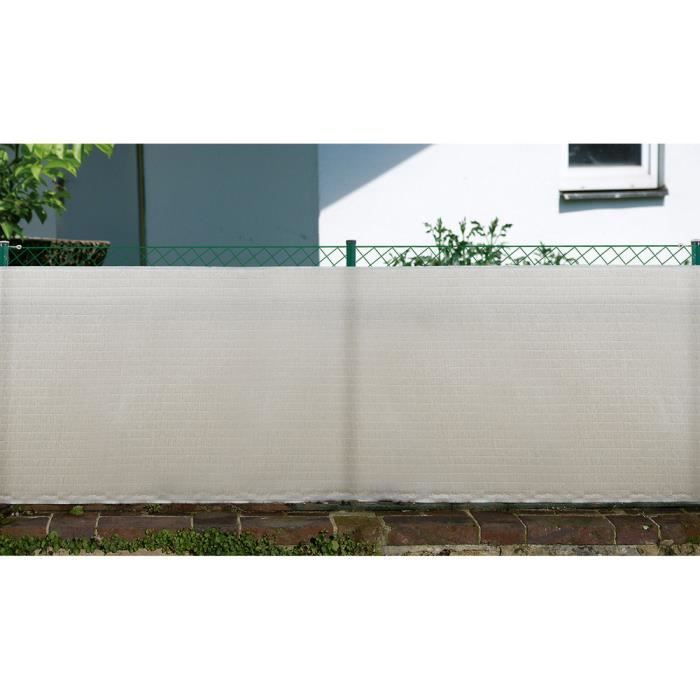 Brise Vue Raphia Occultant 99 Beige150x300cm Achat Vente Cloture Grillage Brise Vue Raphia Occultant 99 Cdiscount