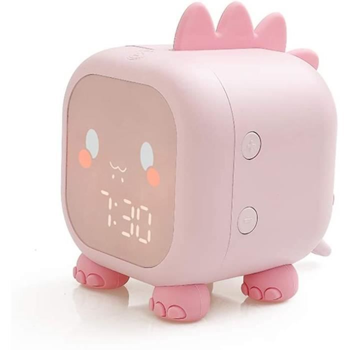 Réveil Dinosaure Rechargeable Pour Enfants - Veilleuse Minuterie Chronomètre LED