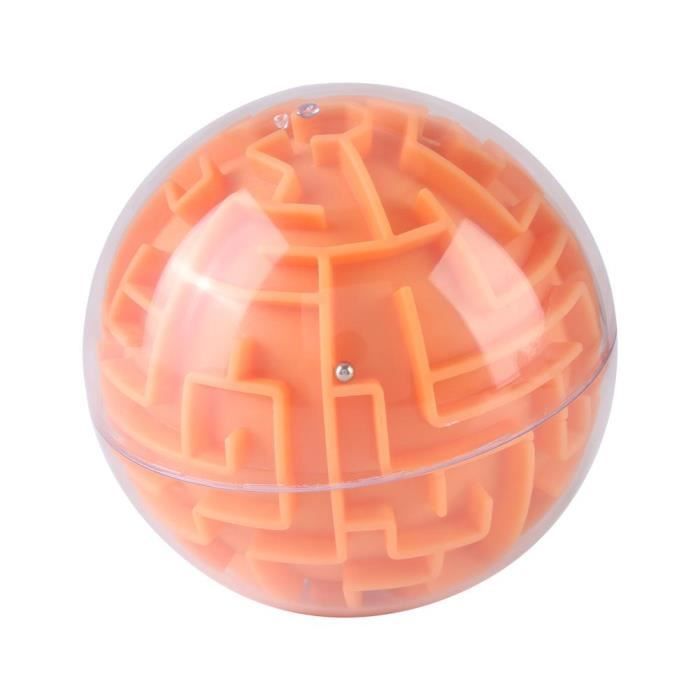 Cube Labyrinthe 3D à Bille - Jeu De Réflexion, Casse-tête Cérébral Pour Enfants Et Adultes