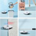 Comfee CFR08 - Aspirateur robot laveur - Aspirateur Robot Lavant connecté Wifi - Alexa - Google Home - 120min- LiDAR Navigation - AP-1