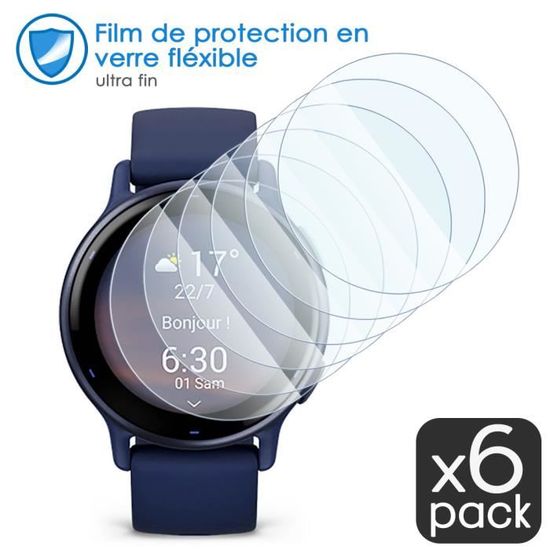 Pack De 3 Films De Protection écran AtFoliX Pour Garmin Vivoactive HR - Anti-chocs, Mat