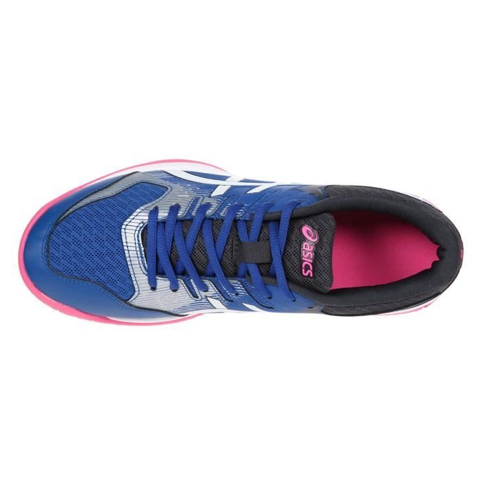 ASICS Chaussures de Tennis Gel Rocket 9 Femme Bleu et rose