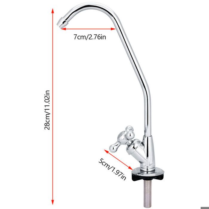 Robinet de cuisine en zinc alliage avec âme en laiton, mitigeur